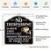 Faittoo No Trespassing Warning 2Pack 116 x 116 Reflective Aluminum Sign Weather Resistant Easy to Install