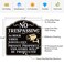 Faittoo No Trespassing Warning 2Pack 116 x 116 Reflective Aluminum Sign Weather Resistant Easy to Install