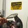 SmartSign Caution Safety Glasses Must Be Worn At All Times Sign 7 x 10 Aluminum