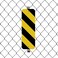 SmartSign Object Marker Chevron Sign 8 x 24 3M Engineer Grade Reflective Aluminum