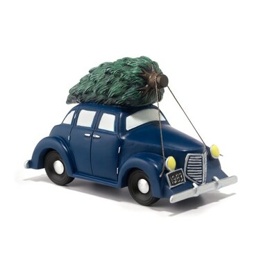 Department 56 Plastic Resin Polyester Blend A Christmas Story Village Bringing the Tree Home Accessory Figurine