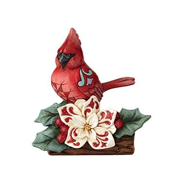 Enesco Jim Shore Heartwood Creek Winter Wonderland Cardinal Figurine 551