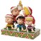 Enesco Peanuts by Jim Shore Holiday Pyramid Stacked with Friendship Figurine 65 Inch Multicolor