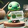 iStatue Positive Turtle Inspirational Turtle Figurine 4 Inch Resin Office Desk Decor with Positive Message Sign Motivational Gift for All Ages Turquoise