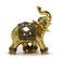 Mose Cafolo 38H Golden Elephant Figurine Statue for Good Feng Shui Wealth Lucky for Home Decor
