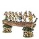 Enesco Disney Traditions by Jim Shore Snow White and The Seven Dwarfs Standing on Log Figurine 825 Inch Multicolor