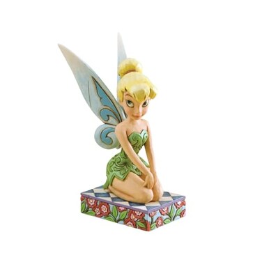 Enesco Disney Traditions by Jim Shore Peter Pan Tinker Bell Seated Pose Figurine 5 Inch Multicolor