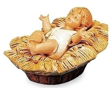 Fontanini by Roman Inc Jesus with Manger 75 Collection Nativity Figure and Accessories Hand Sculpted and Painted