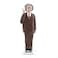 Kikkerland Solar Powered Albert Einstein Figurine Fun Decor for Home Kitchen Office Desk Garden Car Great Novelty Toy Statue Display Shelf Collectible Holiday Birthday Gift