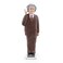 Kikkerland Solar Powered Albert Einstein Figurine Fun Decor for Home Kitchen Office Desk Garden Car Great Novelty Toy Statue Display Shelf Collectible Holiday Birthday Gift