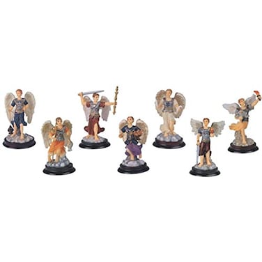 Paykoc Imports GSC 3 Inch Archangel Set Collection Holy Figurine Religious Decoration