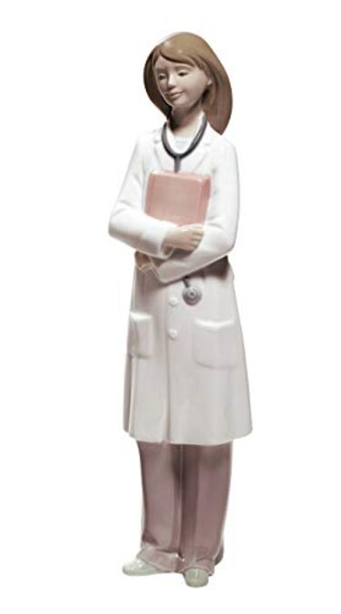 NAO Doctor Female Porcelain Doctor Figure