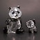 Swarovski SWAROVSKI 5063690 Clear Black Crystal Panda Mother with Baby