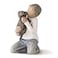 Willow Tree Kindness boy Darker Skin Tone Hair Color Sculpted HandPainted Figure