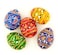 Religious Gifts Pysanky Pisanki Handpainted Ukrainian Wooden Easter Eggs Pack of 5 pcs 2 58 Inch