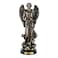 Pacific Giftware Archangel St Gabriel with Sacred Scroll Saint of Messenger from God Black Base with Brass Name Plate BronzeFinished Religious Figurine 825 H