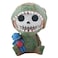 SUMMIT COLLECTION Furrybones Rex Signature Skeleton in Tyrannosaurus Rex Costume with Blue Dinosaur Doll