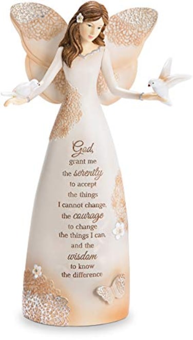 Pavilion Gift Company 19105 Serenity Angel Figurine 9 Silverwhite