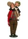Byers' Choice Byers Choice Bob Cratchit Tiny Tim Caroler Figurine 209 from The A Christmas Carol Collection