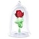 Swarovski Beauty and The Beast Enchanted Rose Crystal Collectible Figurine
