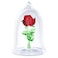 Swarovski Beauty and The Beast Enchanted Rose Crystal Collectible Figurine