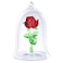 Swarovski Beauty and The Beast Enchanted Rose Crystal Collectible Figurine