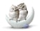 NAO Love Story Porcelain Owl Figure