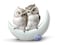 NAO Love Story Porcelain Owl Figure
