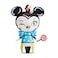 Enesco World of Miss Mindy Presents Disney Designer Collection Minnie Mouse Vinyl Figurine 7 Multicolor