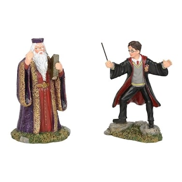 Department 56 Harry Potter Village Accessories Harry and Headmaster Figurine Set of 2 315 6002314