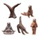 BELLA HAUS DESIGN Yoga With Sloths Figurines Set of Five 3 Sloth Statue Action Figures Yoga Decor Poses