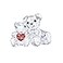 Swarovski 5427994 Kris Bear You are The Best Figurine Crystal MultiColour 33 x 49 x 29 cm