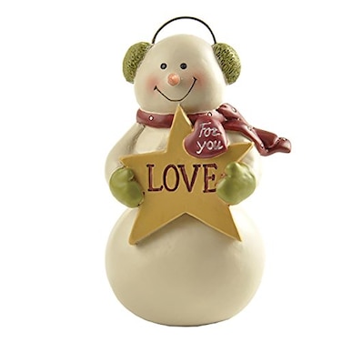 ENNAS 445 Tall Holiday Christmas Decorative Family Snowman Figurines