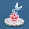 Glass Baron I Love You Mom with Hummingbird Figurine