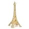 ESHATO Gold Metal Eiffel Tower Statue 7inch Decorative Figurine Replica Stand Holder for Cake Topper Table Decor Gift Party Home Decoration