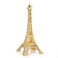 ESHATO Gold Metal Eiffel Tower Statue 7inch Decorative Figurine Replica Stand Holder for Cake Topper Table Decor Gift Party Home Decoration