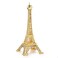 ESHATO Gold Metal Eiffel Tower Statue 7inch Decorative Figurine Replica Stand Holder for Cake Topper Table Decor Gift Party Home Decoration