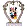 Enesco Disney Traditions by Jim Shore Mickey and Minnie Mouse on Heart Swing Figurine 9 Inch Multicolor