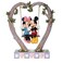 Enesco Disney Traditions by Jim Shore Mickey and Minnie Mouse on Heart Swing Figurine 9 Inch Multicolor