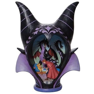 Enesco Disney Traditions by Jim Shore Sleeping Beauty Maleficent Headdress Scene Figurine 1025 Inch Multicolor