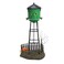 Department 56 Village Accessories Halloween Frankensteins Water Tower Figurine 1142 Inch Multicolor