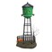 Department 56 Village Accessories Halloween Frankensteins Water Tower Figurine 1142 Inch Multicolor