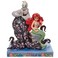 Enesco Jim Shore Disney Traditions The Little Mermaid Ariel and Ursula Figurine 95 Inch Multicolor