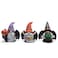 Hodao 3pcs Halloween Gnomes Decorations Handmade Scandinavian Gnome Figurines with Black Wing Boo Halloween Gnomes Figurines Decor Pumpkin Office Table Decorations Gifts