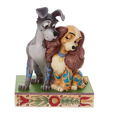 Enesco Disney Traditions by Jim Shore Lady and the Tramp Love Figurine 45 Inch Multicolor