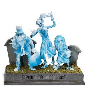Enesco Disney Showcase The Haunted Mansion Hitchhiking Ghosts Lit Figurine 8 Inch Multicolor