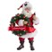 Kurt S. Kurt Adler 105Inch Fabrich CocaCola Battery Operated Santa with Lighted Wreath