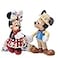 Enesco Disney Showcase Botanical Mickey and Minnie Mouse Holding Hands Figurine 669 Inch Multicolor