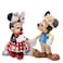 Enesco Disney Showcase Botanical Mickey and Minnie Mouse Holding Hands Figurine 669 Inch Multicolor