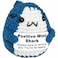 Krinisou Positive Animals Crochet Shark Gift Mini Emotional Shark Plush with Support Message Cute Encouragement Gift for Coworker or Friend Women Men